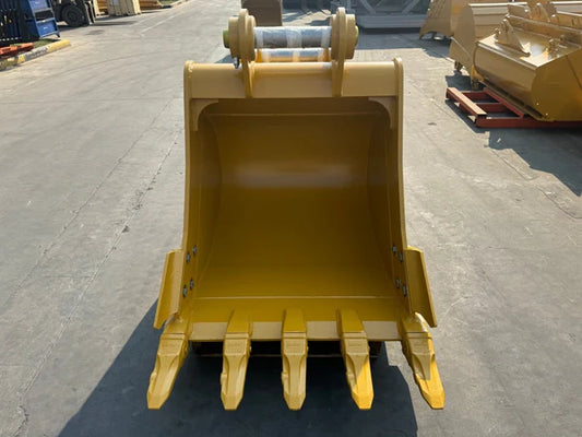 Bedrock Attachments Heavy-Duty Bucket | Model EBJD160-8042HD | Width 42" | Capacity 0.76 CU M | Machine Size 16-22 Tons | For Excavators John Deere 160-225 / Hitachi 160-220