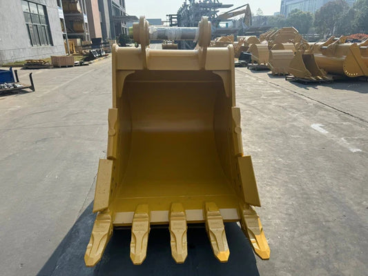 Bedrock Attachments Heavy-Duty Bucket | Width 48-Inch | Capacity 1.41 CU M | Machine Size 30-40 Tons | For Excavators John Deere 330/Hitachi 330-380