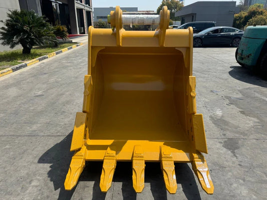 Bedrock Attachments Heavy-Duty Bucket | Model EBJD330-10054HD | Width 54-Inch | Capacity 1.64 CU M | Machine Size 30-40 Tons | For Excavators John Deere 330/Hitachi 330-380