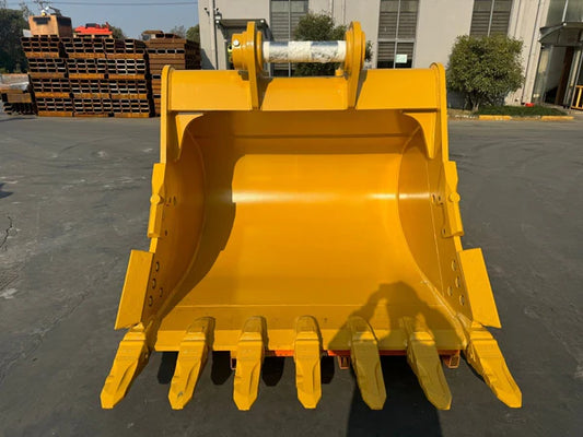 Bedrock Attachments Heavy-Duty Bucket | Model EBJD450-11072HD | Width 72-Inch | Capacity 2.69 CU M | Machine Size 45-55 Tons | For Excavators John Deere 450/Hitachi 470