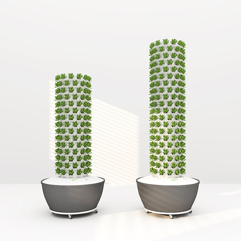 hydroponic planter tower Lyine 12P Vertical Hydroponic Tower - Space-Efficient, High-Yield Growing Solution