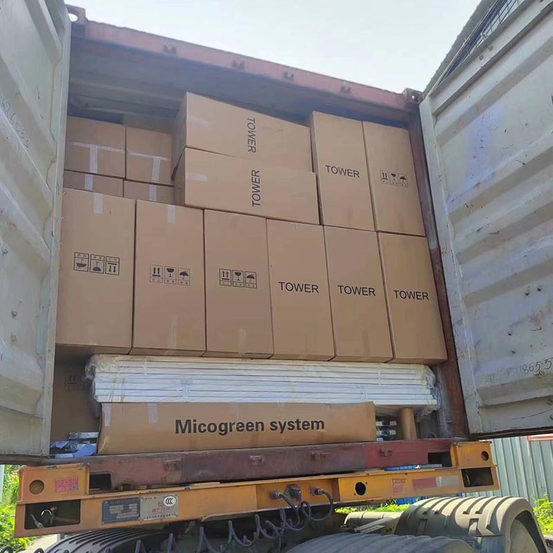 Lyine Greenhouse Hydroponic Microgreens Grow Rack System | 100*70*125CM | 2 Trays * 3 Layers