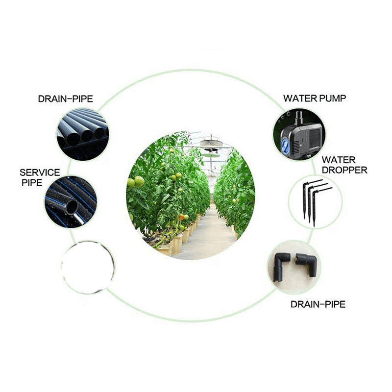 Lyine Dutch Bucket System - Hydroponic Growing System | 90x90x73 CM