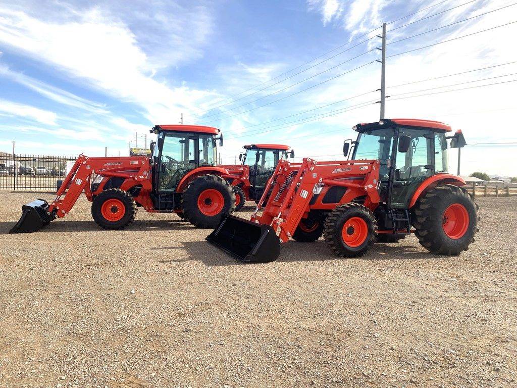 Kioti RX7320PCC 4WD Utility Premium Cab Tractor | 73 HP Gross Power | Power Shuttle With Creep Gear