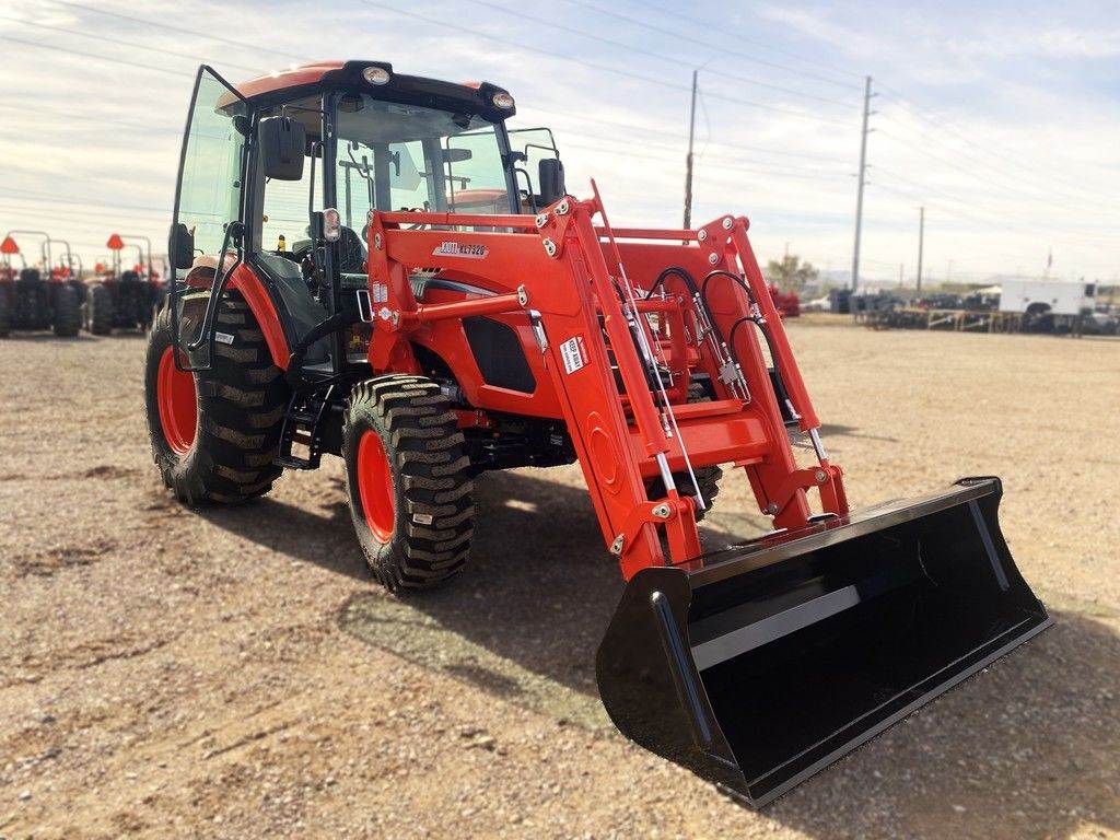 Kioti RX7320PCC 4WD Utility Premium Cab Tractor | 73 HP Gross Power | Power Shuttle With Creep Gear