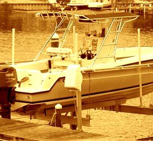 Boat Lift Distributors SS 6,000 LB. Free Standing Lake Lift