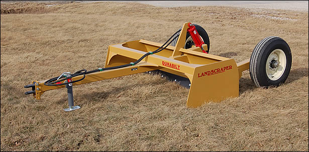 Durabilt | Tilt Landscraper With Center Tilt Axle | Model CTS08, CTS10 & CTS12 | Widths 8' To 12' | Dual Hydraulic Remote | Horsepower 40 To 85 HP | For Tractors