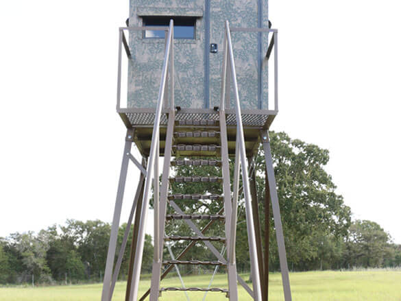 AWS Blind | Insulated Hunting Blind | Model 5x9 Ground Blind | Height Up to 20' | Width 60" x 84" | Stationary Setup | For Deer Hunters & Wildlife Enthusiasts