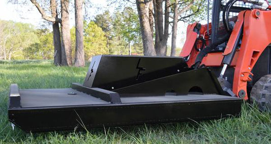Loflin Fabrication | Closed Front Brush Cutter | 60" Width | 3 Blade | Hydraulic Flow 12 To 43 GPM | For Skid Steer