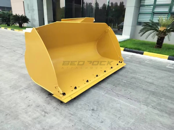 Bedrock Attachments Quick Coupler Bucket | Width 108" | Model WLB938FC-108-2.7 | Capacity 2.7 m³ | For Wheel Loaders