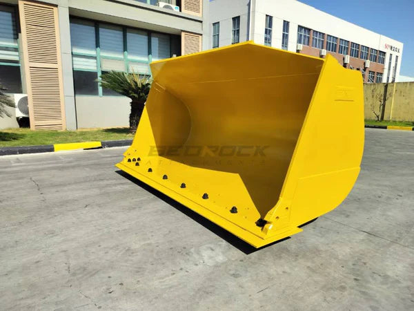 Bedrock Attachments Bucket | Width 124" | Model WLB966PO-124-4.0 | Capacity 4.0 m³ | For CAT 966 & 972 Wheel Loaders