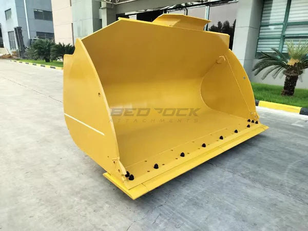 Bedrock Attachments Bucket | Width 114" | Model WLB950PO-114-3.8 | Capacity 3.8 m³ | For Wheel Loaders