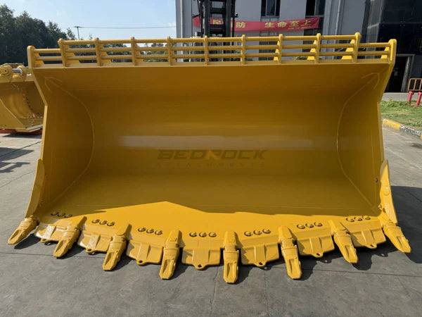 Bedrock Attachments Rock Bucket | Width 139" | Model WLRB980PO-139-5.4 | Capacity 5.4 m³ | For CAT 980, 980H, 980K, 980M, 980XE Wheel Loader