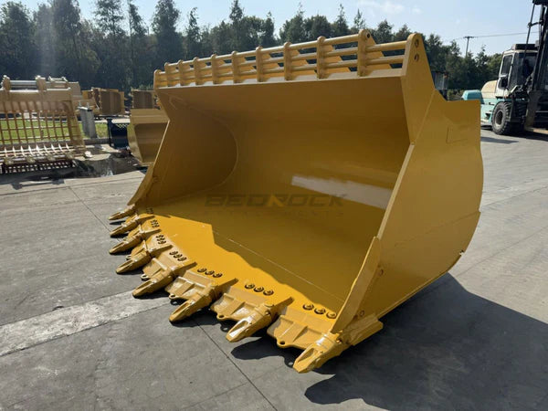 Bedrock Attachments Rock Bucket | Width 139" | Model WLRB980PO-139-5.4 | Capacity 5.4 m³ | For CAT 980, 980H, 980K, 980M, 980XE Wheel Loader