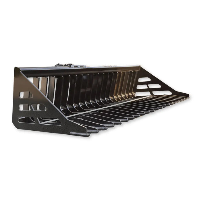 Loflin Fabrication | Rock Bucket | Widths 60"-84" | For Skid Steer