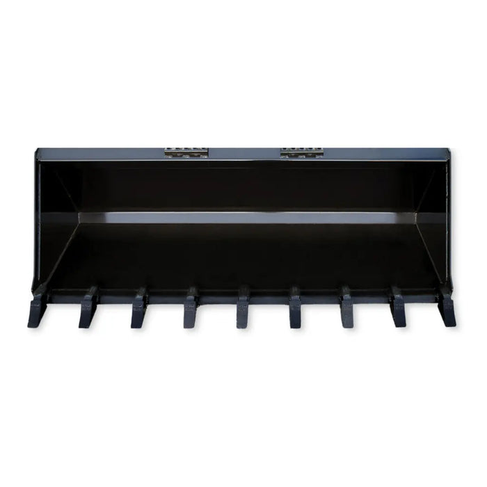 Loflin Fabrication | Standard Low Profile Bucket 10" Longer Bottom | 60″ – 84″ Width | For Skid Steer