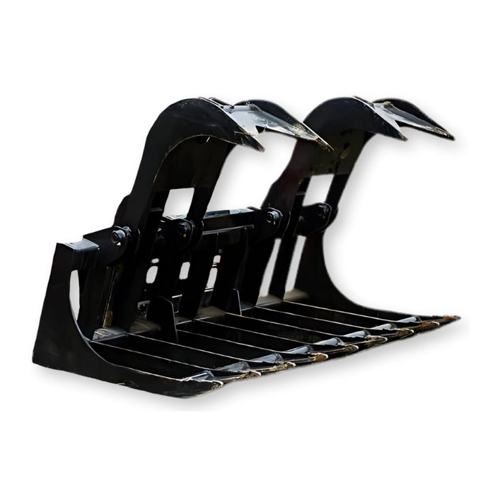 Loflin Fabrication | Root Grapple | Standard Duty | Widths 60" To 84" | Hydraulic Flow 10 To 20 GPM | For Skid Steer