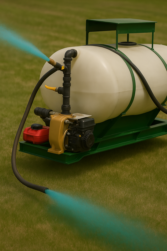 Turbo Turf Hydroseeder | HS-750 XPW & HS-750-XPW-P | Width 75" | Capacity 750 Gallons | Engine Horsepower 19 HP | For Residential & Commercial Scale Application