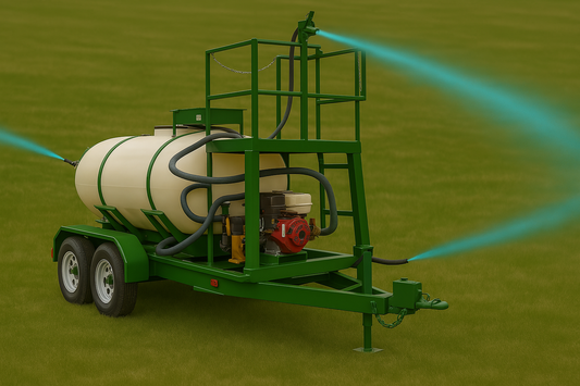 Turbo Turf Hybrid Hydroseeder | Model HY-750-HE & HY-750-HE-P | Width 75" | Capacity 750 Gallons | Honda Engine 2x 13 HP | For Residential, Commercial & Large-Scale Applications