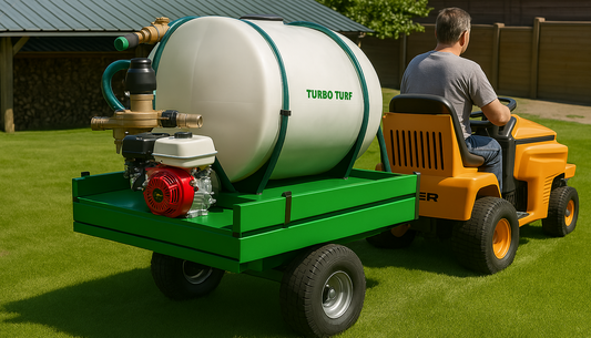 Turbo Turf Hydroseeder | Model HS-150 (Skid) | Width 49" | Capacity 150 Gallon | Engine Horsepower 6.5 HP | For Golf Courses & Lawn Renovation