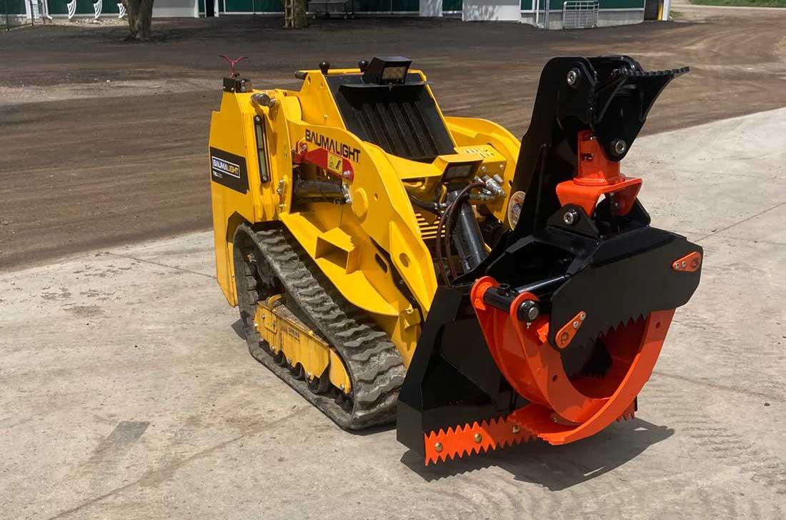Baumalight Mini Track Loader | Model TRL-620Y (Yanmar Diesel) | Width 40" | Length 72" | Hydraulic Flow Range 10.5 GPM