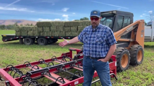 Northstar Attachments Bale Accumulator SSL | Model NXE-SS | 10 Bale Capacity | 14" x 18" Bales | 10–15 GPM | For Skid Steers