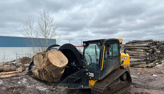 Top Dog Attachments Weld-On Grapple | Heavy-Duty Firewood Handling | Width 59.5” | Weight 375 lbs | Oil Flow Range 15-25 GPM | For Skid Steer