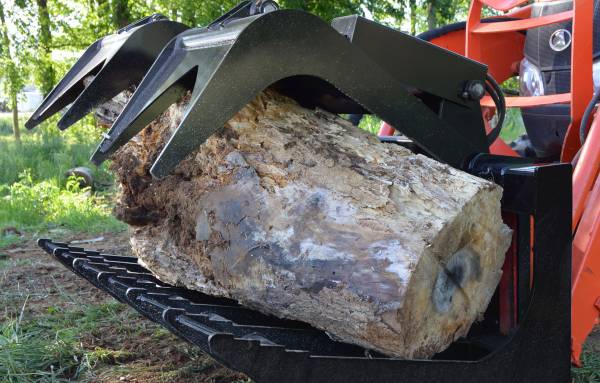 Loflin Fabrication | Root Grapple | Medium Duty | Widths 60" To 72" | Hydraulic Flow 10 To 15 GPM | For Skid Steer