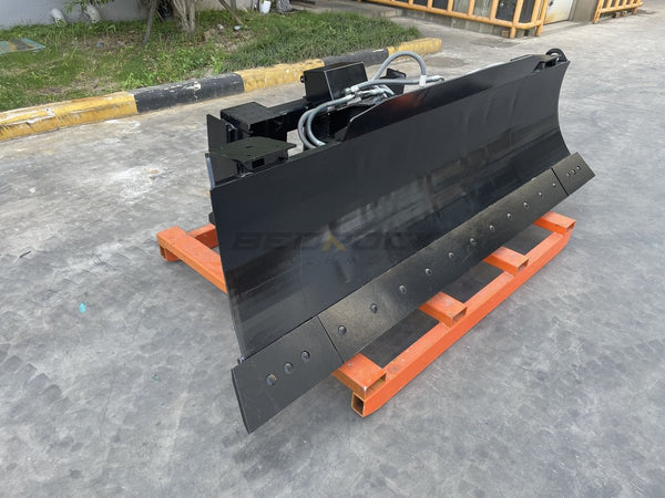 Bedrock Attachments 6-Way Blade | Width 92" | Model SK6W-92 | Hydraulic Flow Range: 42-86 L/min (11-23 GPM) | For Skid Steer