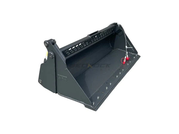Bedrock Attachments Multipurpose Bucket | Width 72" | Model SKMPB-72-E | Cutting Edge | Hydraulic Flow Range: 15-25 GPM | For Skid Steer