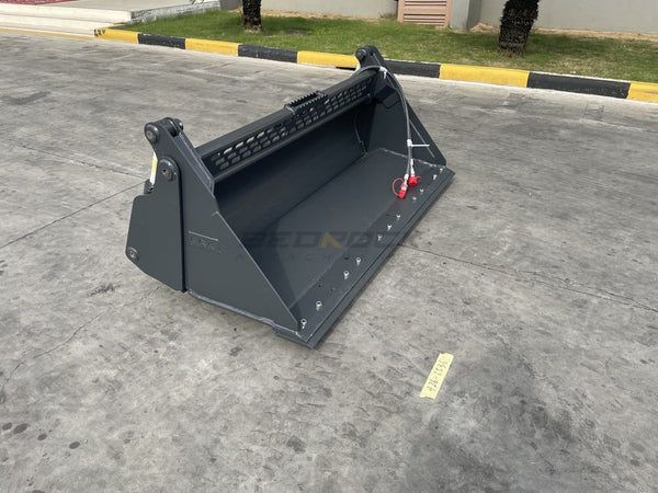 Bedrock Attachments Multipurpose Bucket | Width 72" | Model SKMPB-72-E | Cutting Edge | Hydraulic Flow Range: 15-25 GPM | For Skid Steer