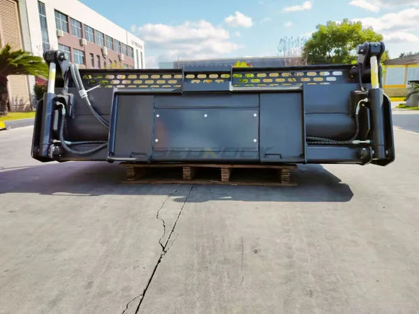 Bedrock Attachments Multipurpose Bucket | Width 78" | Model SKMPB-78-E | Cutting Edge | Hydraulic Flow Range: 15-25 GPM | For Skid Steer
