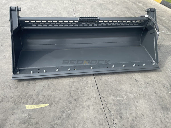 Bedrock Attachments Multipurpose Bucket | Width 84" | Model SKMPB-84-E | Cutting Edge | Hydraulic Flow Range: 15-25 GPM | For Skid Steer