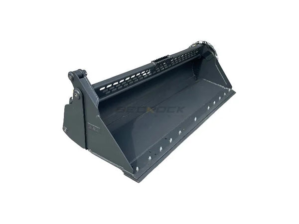 Bedrock Attachments Multipurpose Bucket | Width 84" | Model SKMPB-84-E | Cutting Edge | Hydraulic Flow Range: 15-25 GPM | For Skid Steer