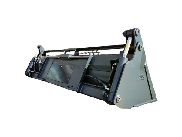 Bedrock Attachments Multipurpose Bucket with Teeth | Width 84" | 9 Teeth | Hydraulic Flow Range: 15-25 GPM | For Skid Steer