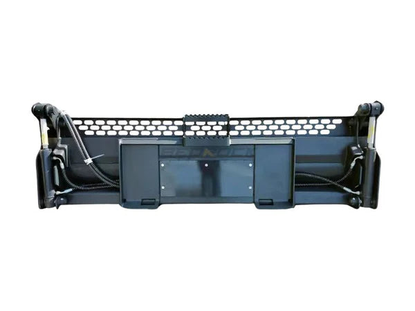 Bedrock Attachments Multipurpose Bucket with Teeth | Width 84" | 9 Teeth | Hydraulic Flow Range: 15-25 GPM | For Skid Steer