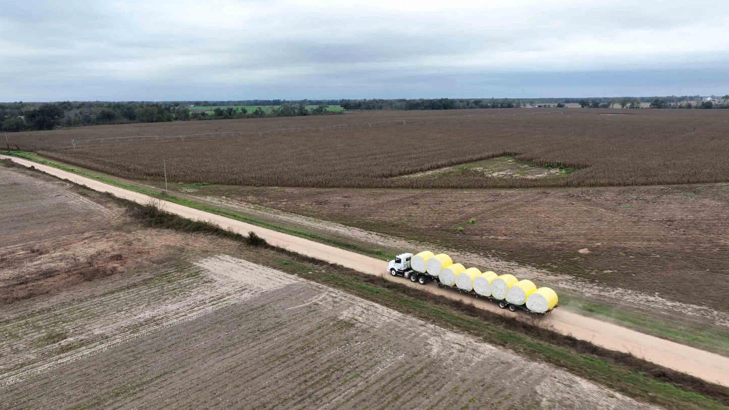 Harrell Ag | Module 8 Express Cotton Trailer | Length 53'6" Feet | Multi-Purpose Hauler | HorsePower 150+ HP | For Tractors & 1-Ton Trucks