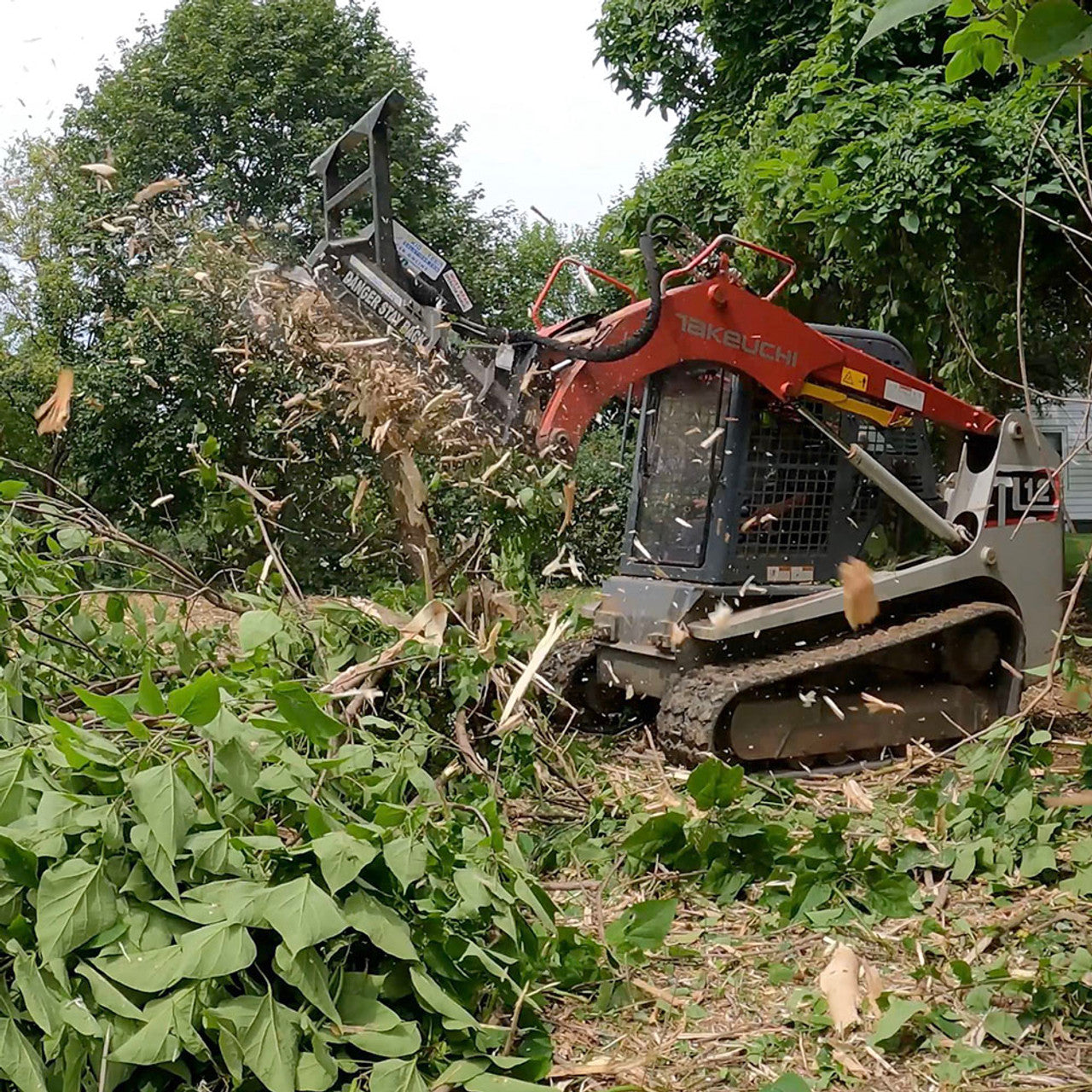 CID Forestry Disc Mulcher Attachment | Cutting Width 44" and 60" inches | For Skid Steer