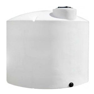 Norwesco 11000 Gallon Plastic Vertical Liquid Storage Tank in White