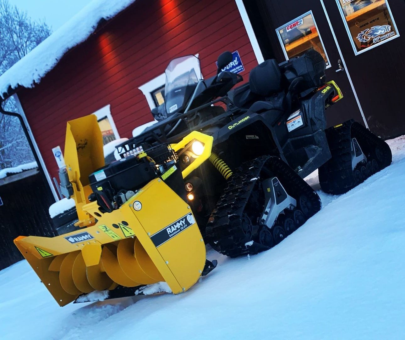 Rammy 48", 55" & 61" ATV Snowblower 120/140/155 Professional Series SERIES 420CC Engine | For ATV