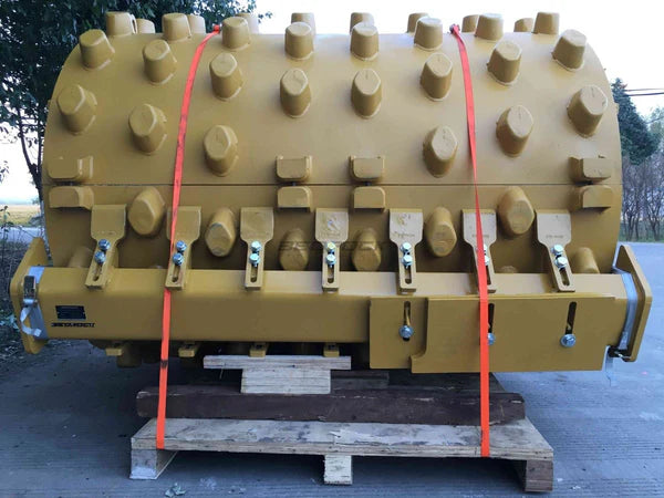 Bedrock Attachments Pad Foot Shell Bumper | Model RS03 | Width 86.6" | For Road Rollers