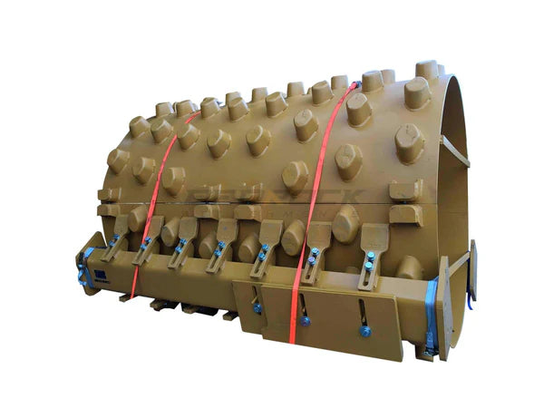 Bedrock Attachments Pad Foot Shell Bumper | Model RS03 | Width 86.6" | For Road Rollers