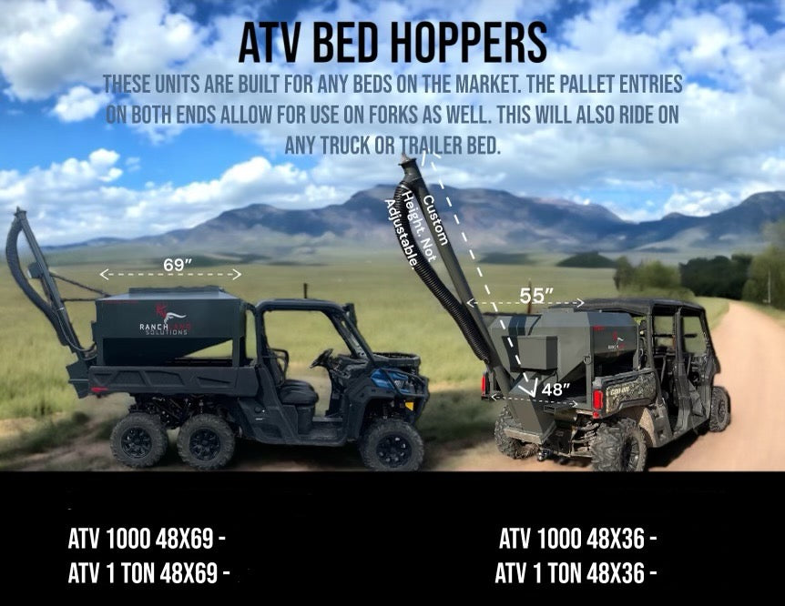 Ranchland Solutions ATV/UTV Feed Bed Hoppers – Ripping It Outdoors