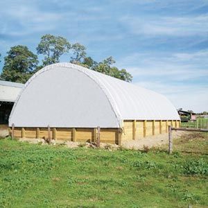 FarmTek 36' ClearSpan Pony Wall Building System | Durable, Versatile Storage Solution