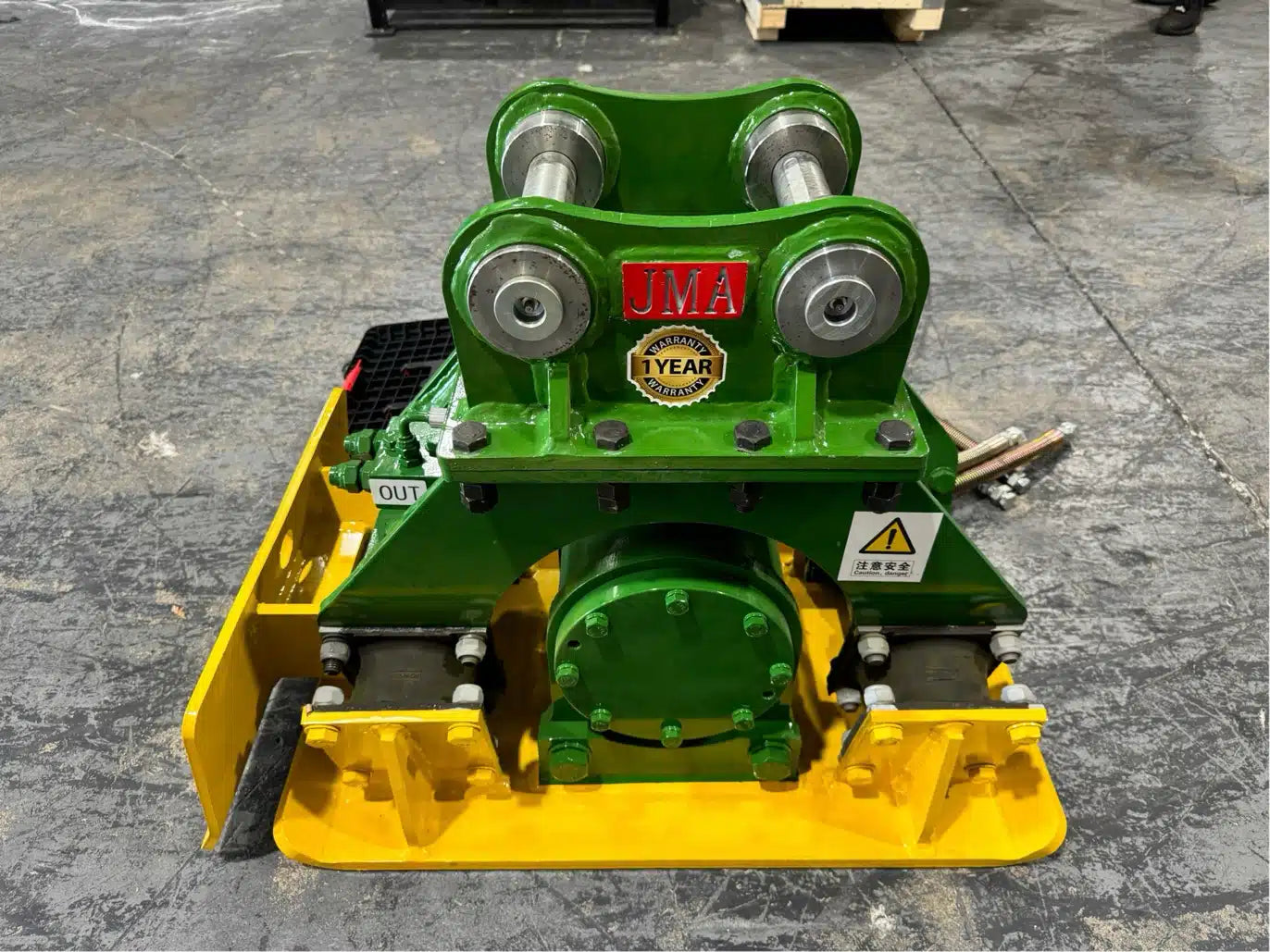 JMA Attachments Plate Compactor | Pin Size 40mm | For 3 – 4.5 Tons Mini Excavators