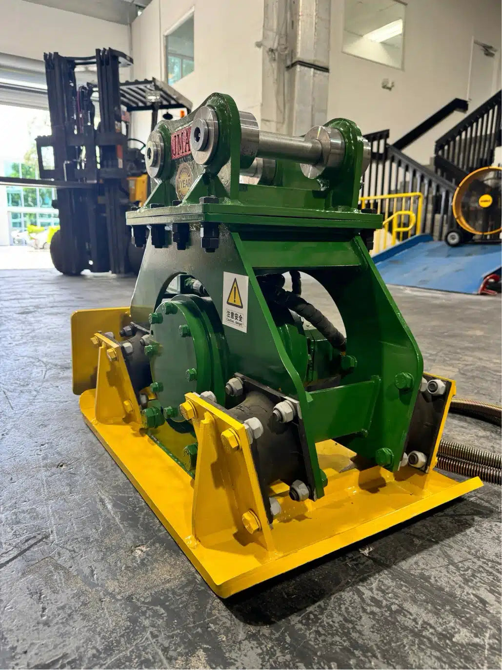 JMA Attachments Plate Compactor | Pin Size 40mm | For 3 – 4.5 Tons Mini Excavators