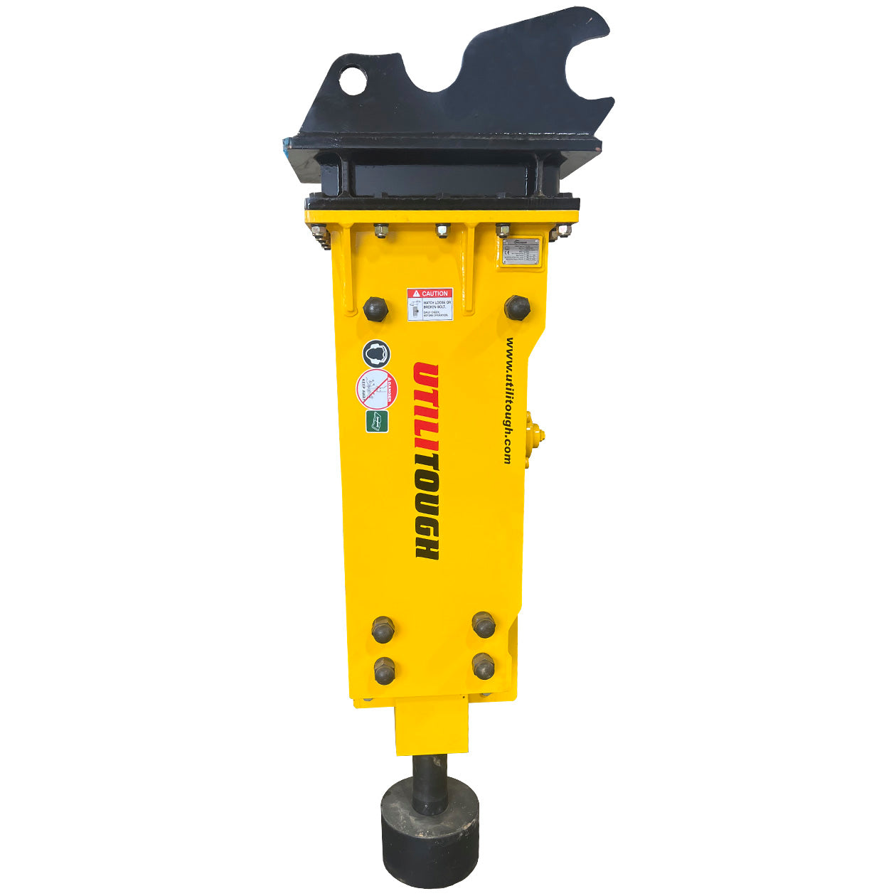 Utilitough Combo Dual Mount Hydraulic Post Driver | Model UTPD225-UTPD1800 | Weight Range 0.8-12.5 Ton | Oil Flow Range 5-30 GPM | For Excavators