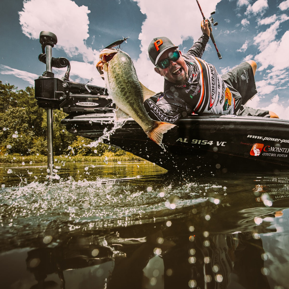 Power-Pole | Trolling Motor | Move ZR | 45” Shaft | Brushless Motor | 24V/36V | For Fresh & Saltwater Bow Mount