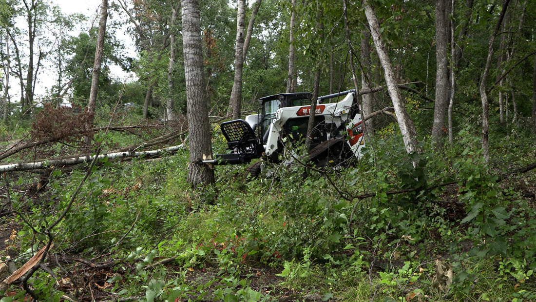 Erskine Tree Shears | Working Width 45.20” inches | Rotating Head 90° Degree | For Skid Steer