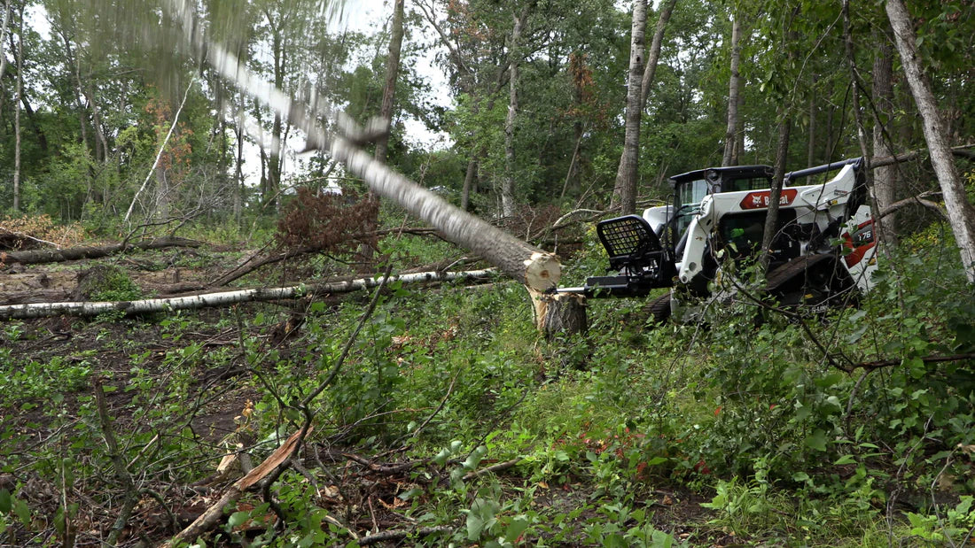 Erskine Tree Shears | Working Width 45.20” inches | Rotating Head 90° Degree | For Skid Steer